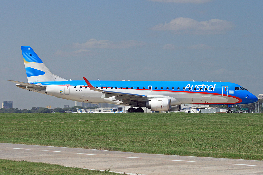 LV-CID · Embraer 190-100IGW · (AEP / SABE)