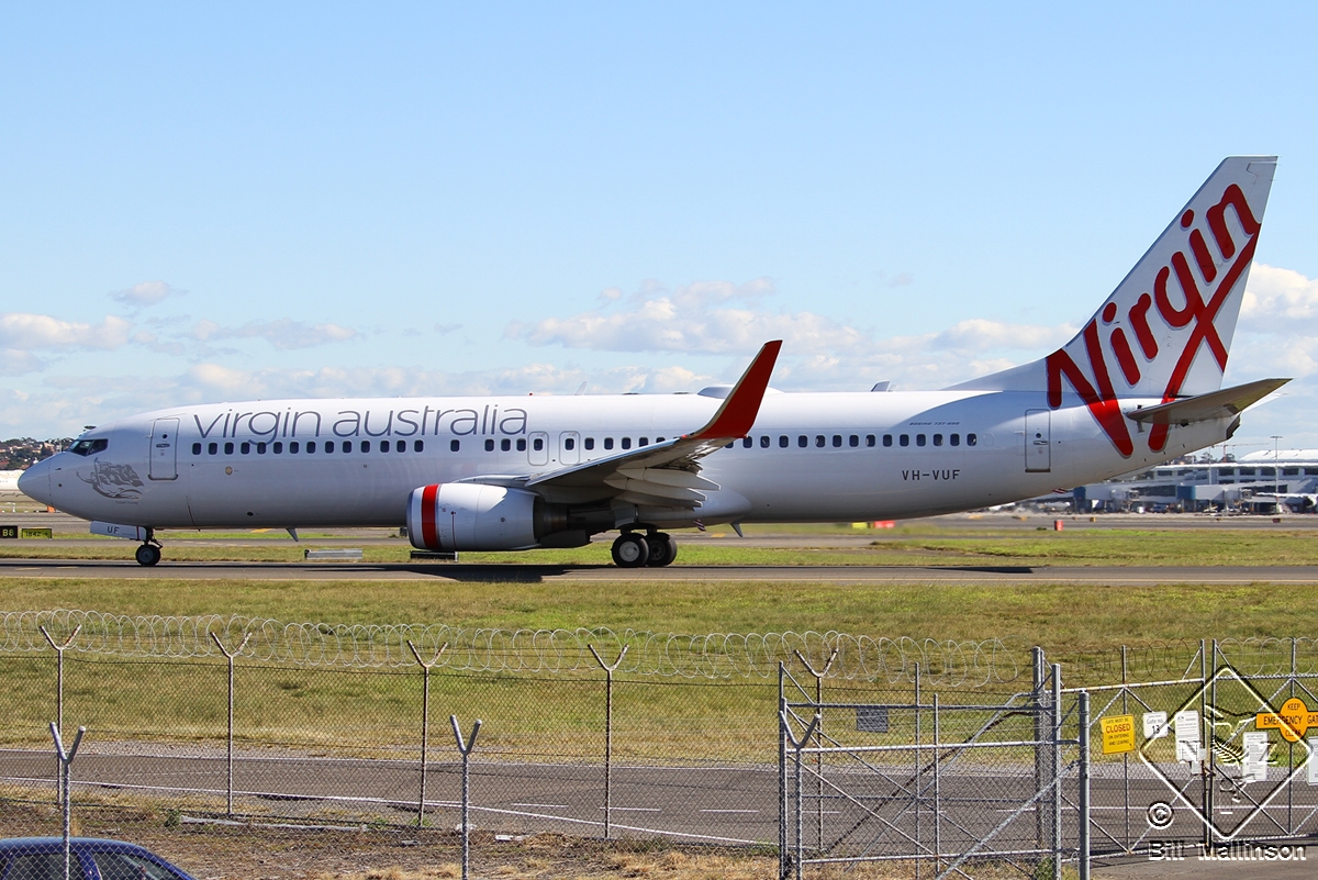 VH-VUF · Boeing 737-8FE(WL) · (SYD / YSSY)