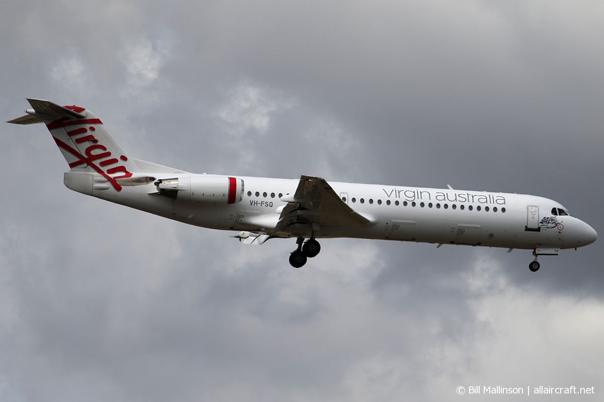 VH-FSQ · Fokker 100 · (PER / YPPH)
