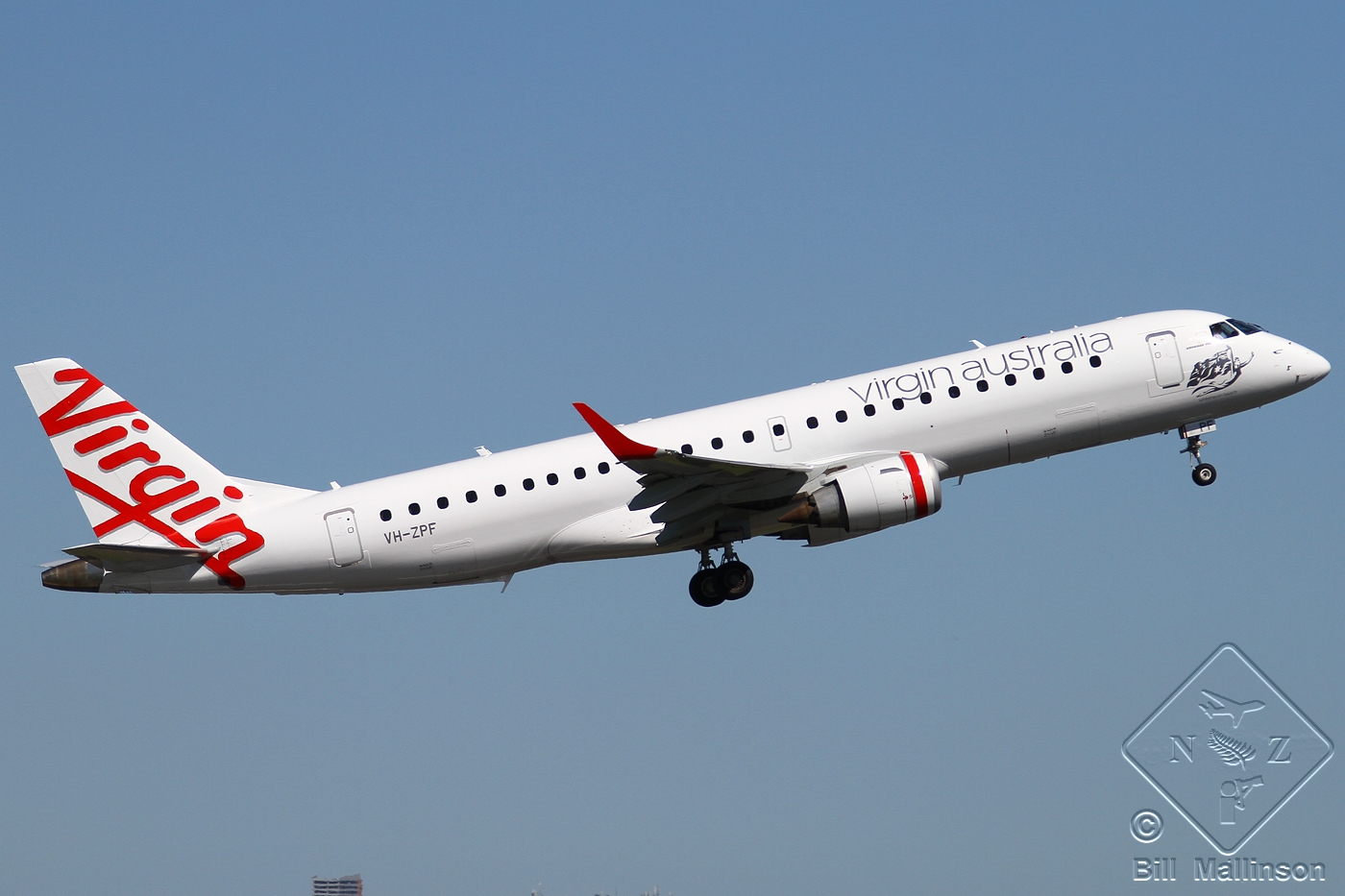 VH-ZPF · Embraer 190-100IGW · (SYD / YSSY)