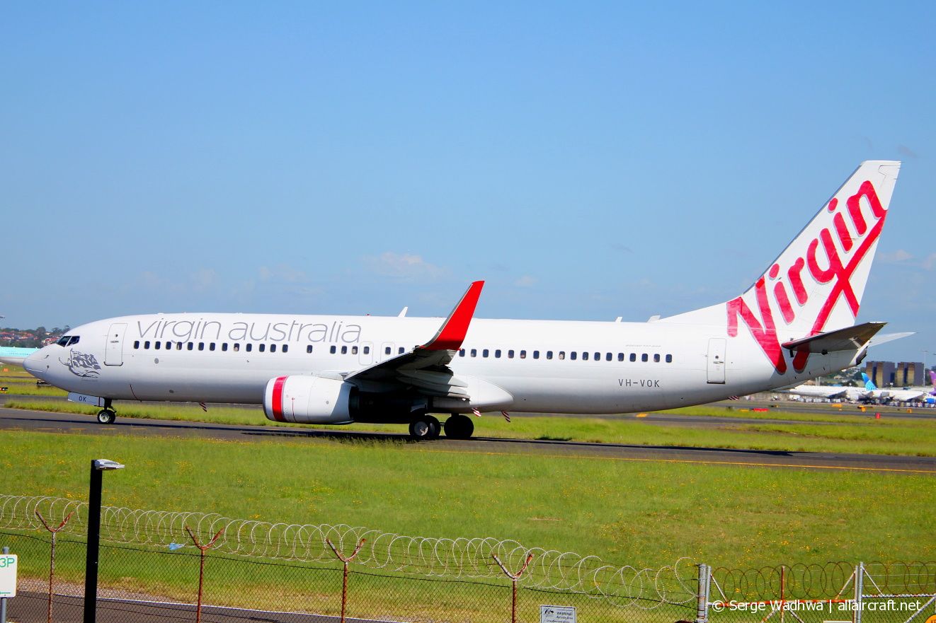 VH-VOK · Boeing 737-8FE(WL) · (SYD / YSSY)