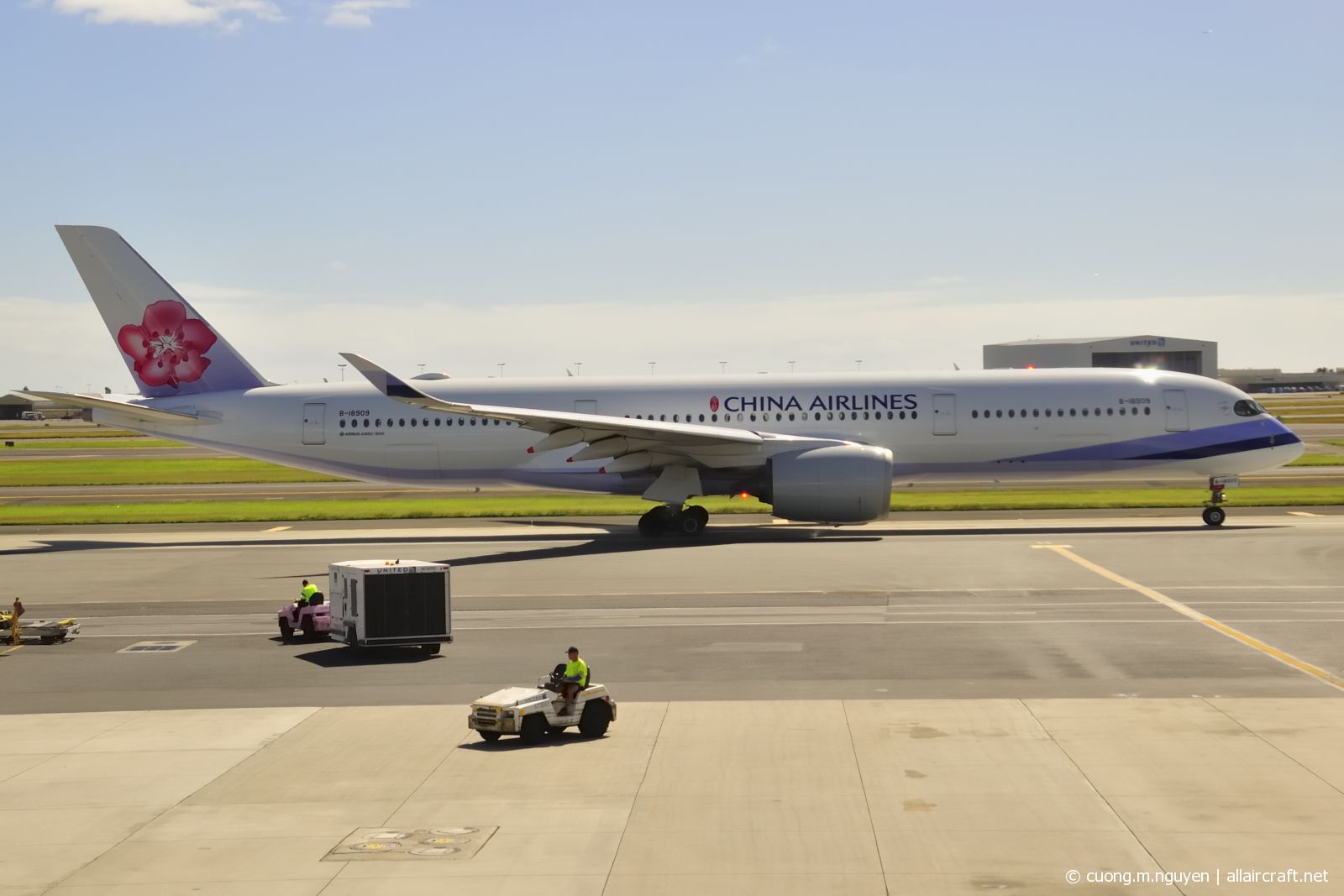 B-18909 · Airbus A350-941 · (HNL / PHNL)