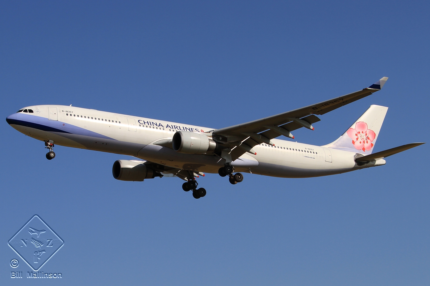 B-18357 · Airbus A330-302 · (CHC / NZCH)