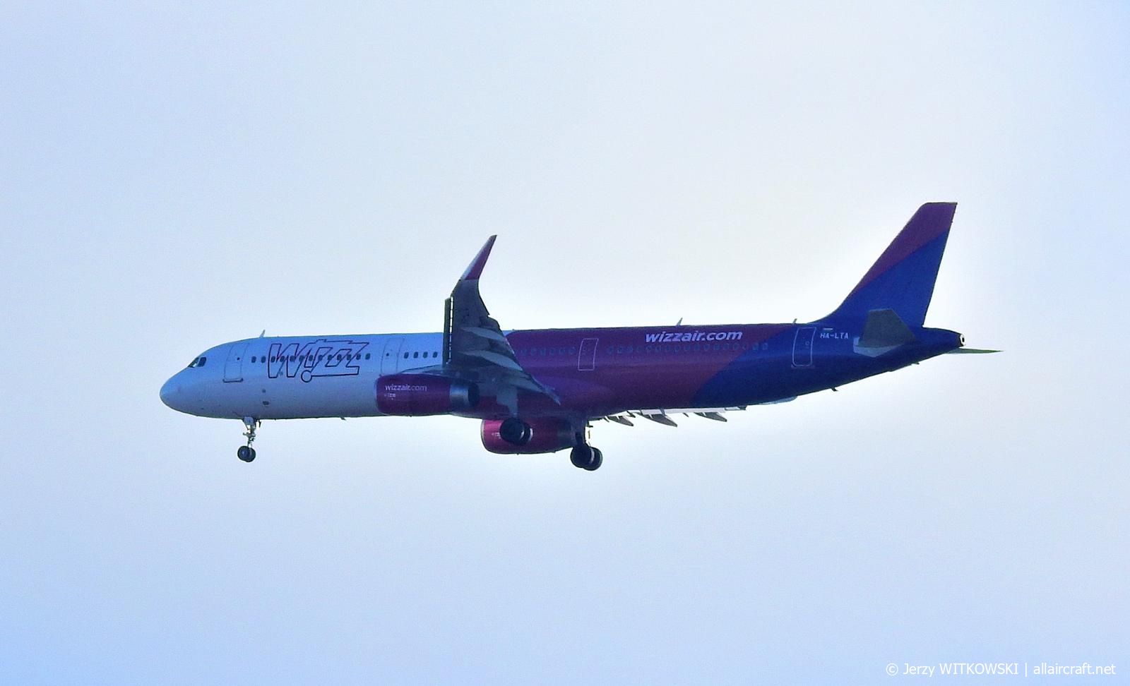 HA-LTA · Airbus A321-231(WL) · (LUZ / EPLB)