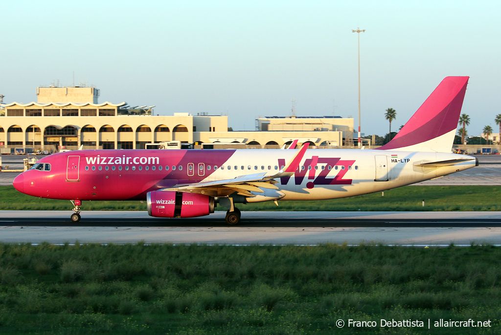 HA-LYP · Airbus A320-232(WL) · (MLA / LMML)
