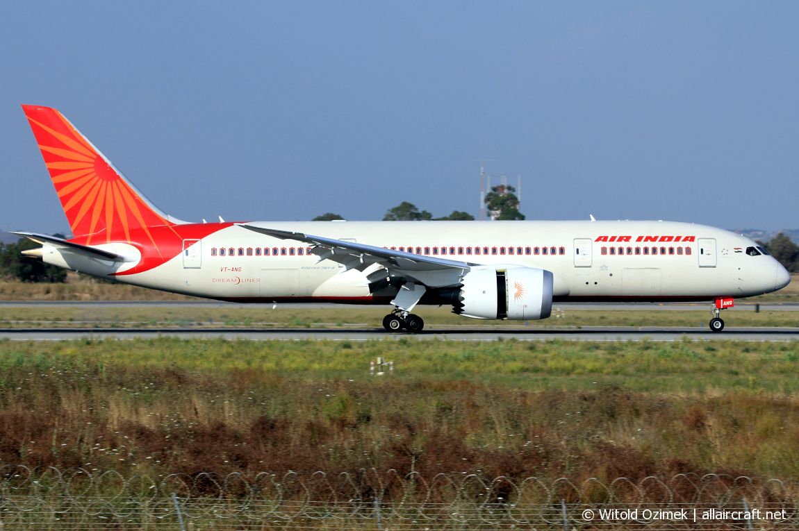 VT-ANS · Boeing 787-8 Dreamliner · (FCO / LIRF)
