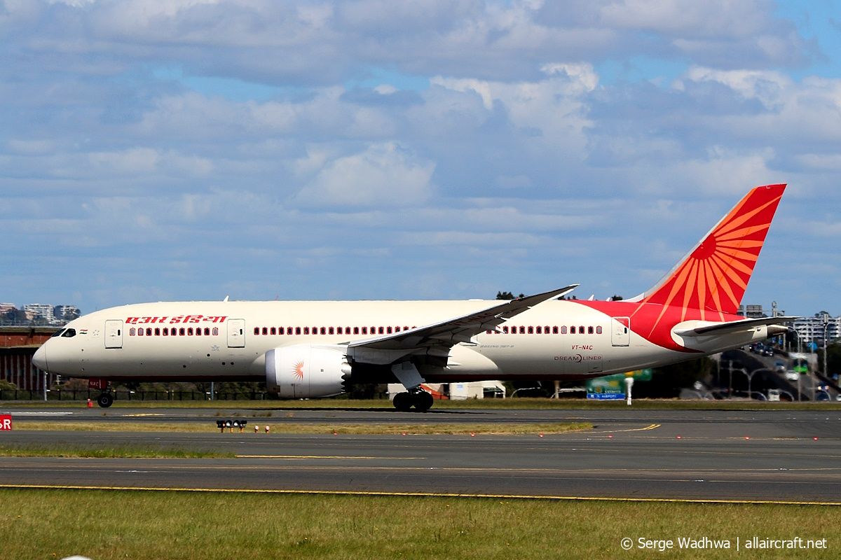 VT-NAC · Boeing 787-8 Dreamliner · (SYD / YSSY)