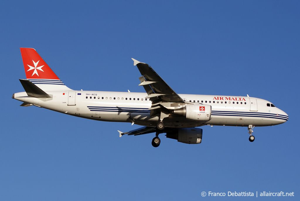 9H-AEQ · Airbus A320-214 · (MLA / LMML)