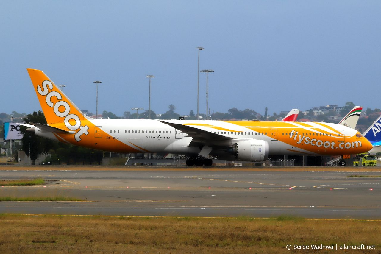 9V-OJD · Boeing 787-9 Dreamliner · (SYD / YSSY)