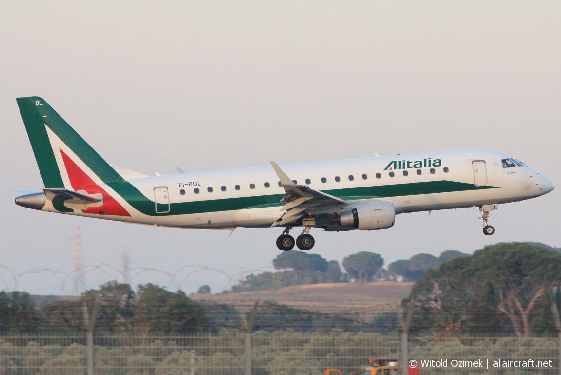 EI-RDL · Embraer 170-200STD · (FCO / LIRF)