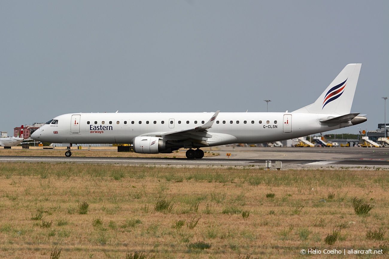 G-CLSN · Embraer 190-100LR · (LIS / LPPT)
