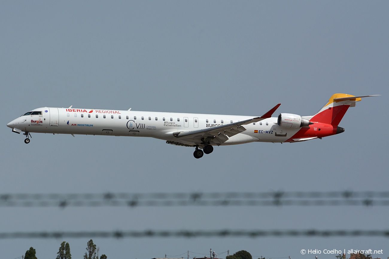 EC-MVZ · Bombardier CRJ-1000 · (LIS / LPPT)