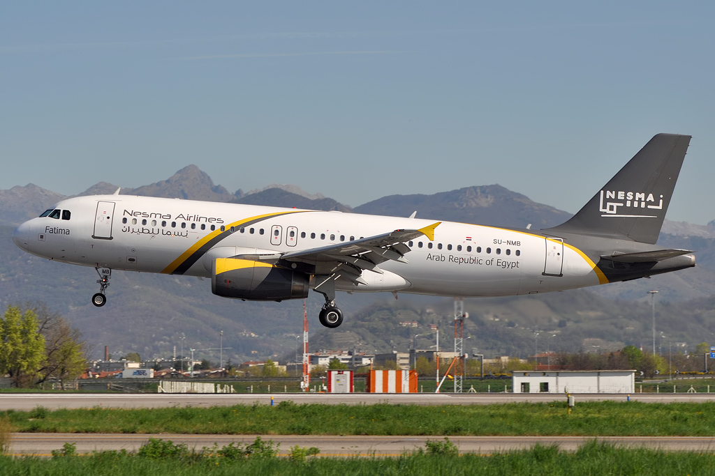 SU-NMB · Airbus A320-232 · (BGY / LIME)