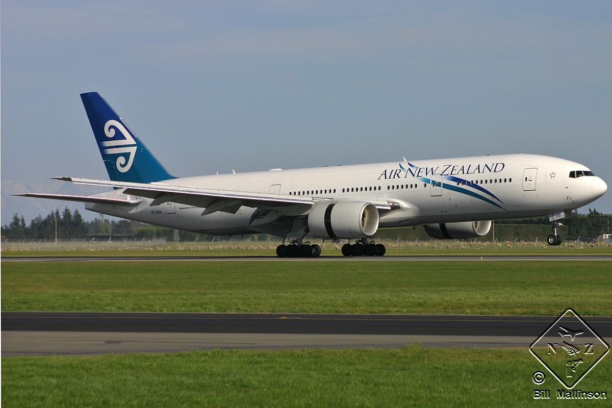 ZK-OKB · Boeing 777-219/ER · (CHC / NZCH)