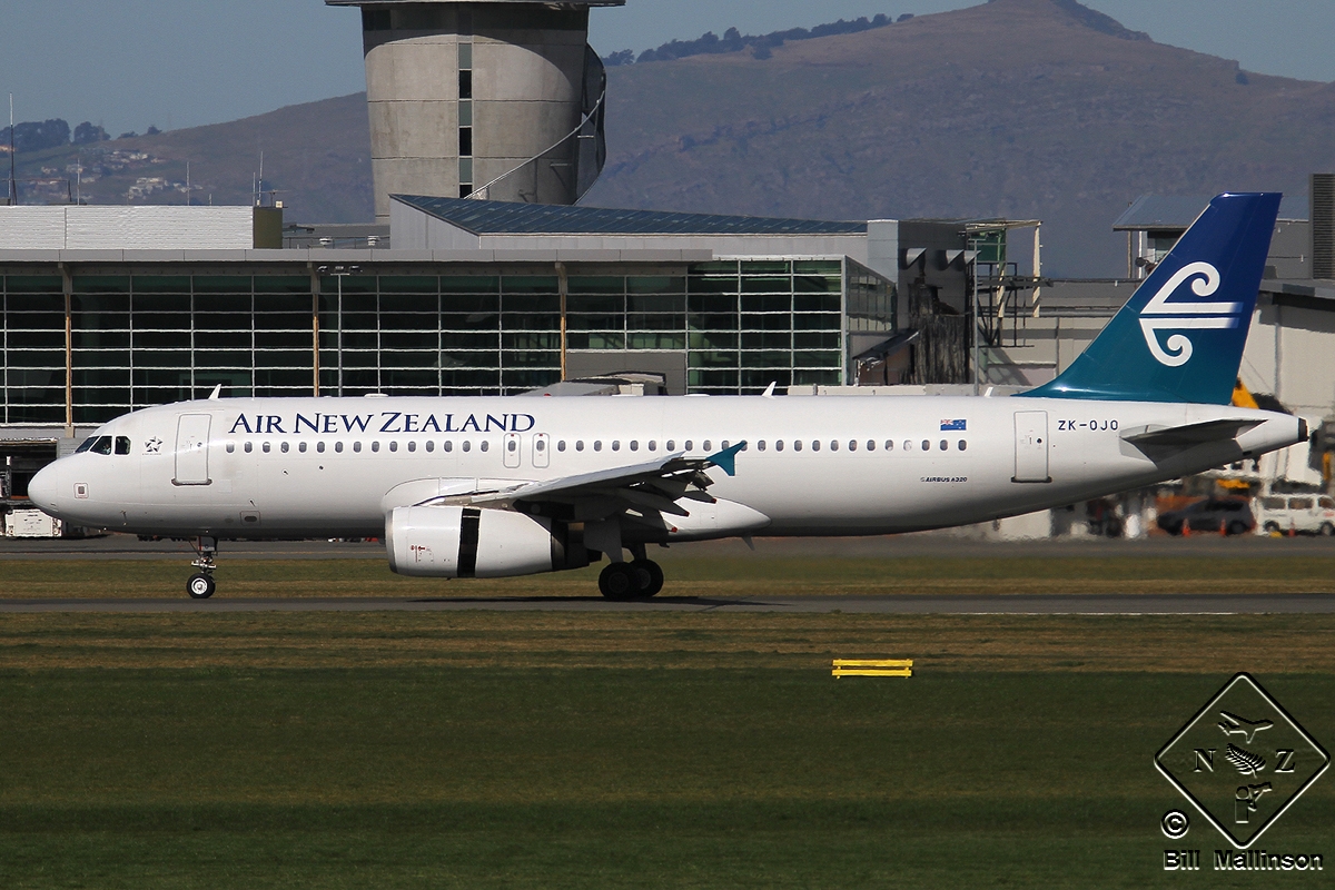ZK-OJO · Airbus A320-232 · (CHC / NZCH)