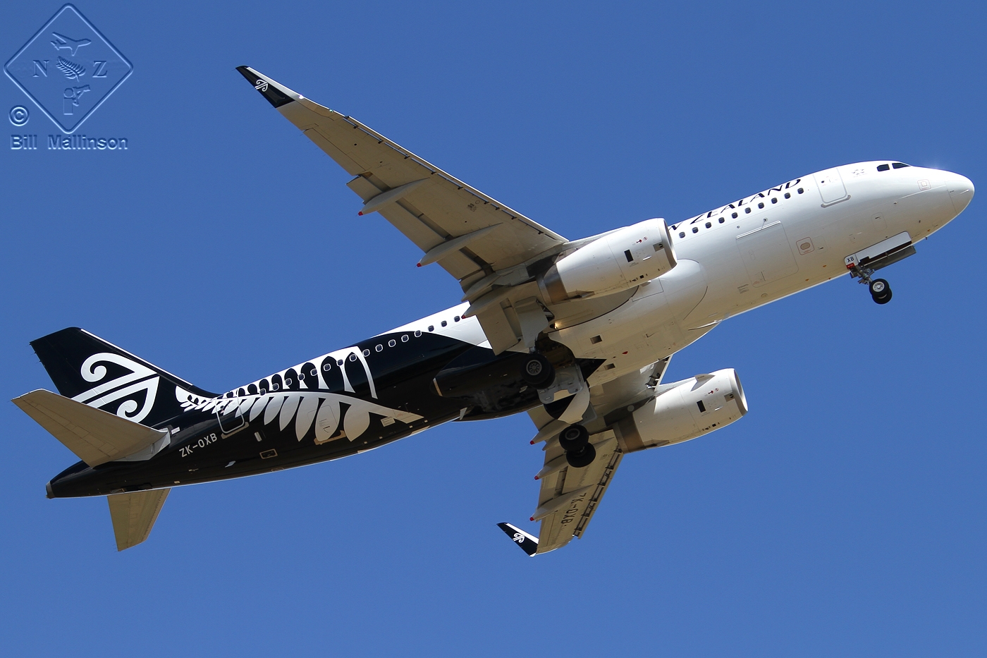 ZK-OXB · Airbus A320-232(WL) · (CHC / NZCH)