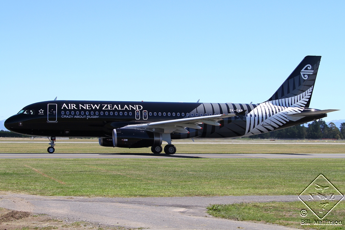 ZK-OAB · Airbus A320-232 · (CHC / NZCH)