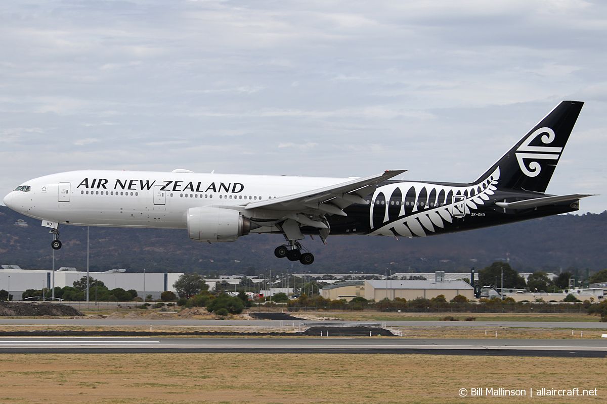 ZK-OKD · Boeing 777-219/ER · (PER / YPPH)