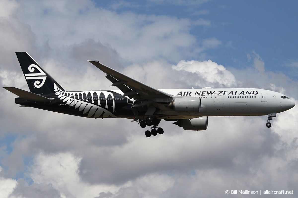 ZK-OKD · Boeing 777-219/ER · (PER / YPPH)