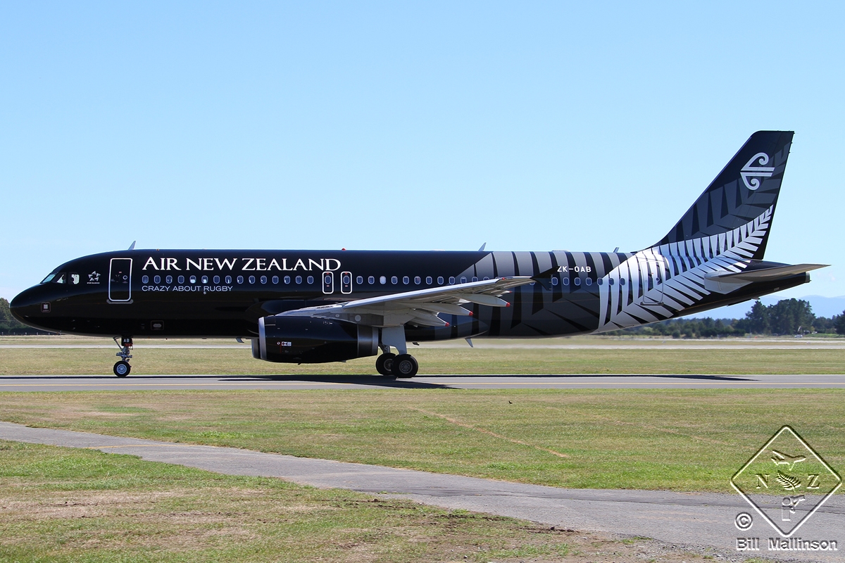 ZK-OAB · Airbus A320-232 · (CHC / NZCH)