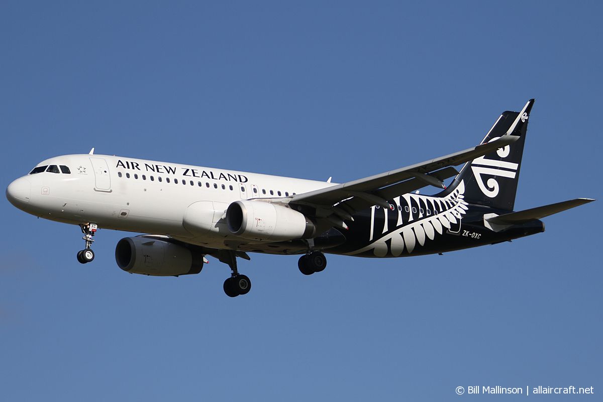 ZK-OXC · Airbus A320-232 · (CHC / NZCH)