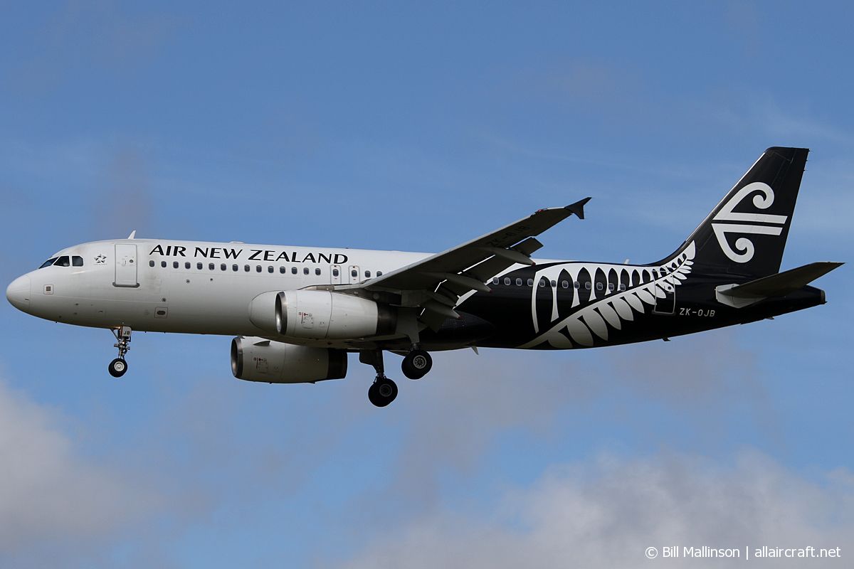 ZK-OJB · Airbus A320-232 · (CHC / NZCH)