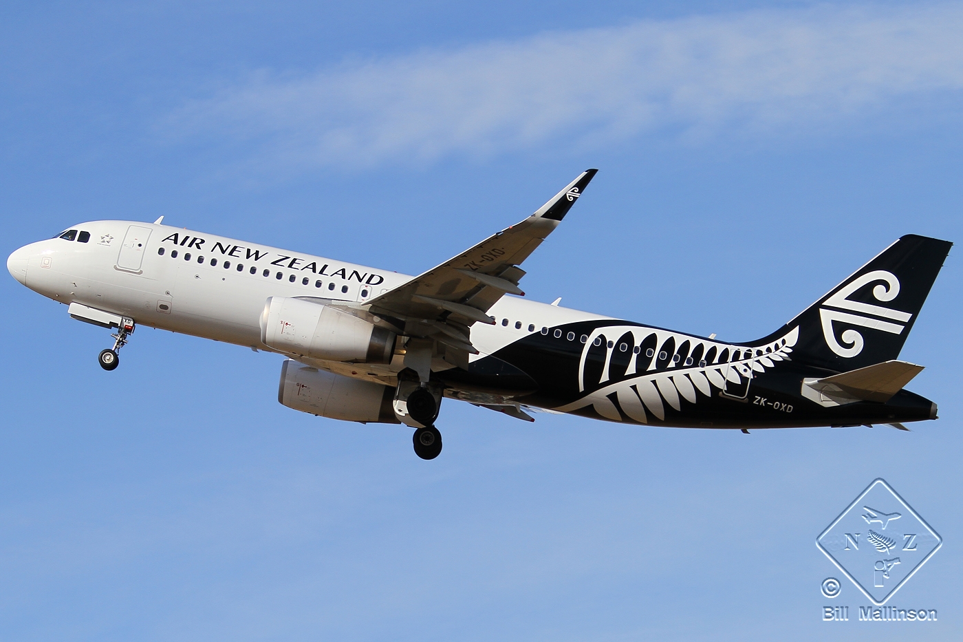 ZK-OXD · Airbus A320-232 · (CHC / NZCH)