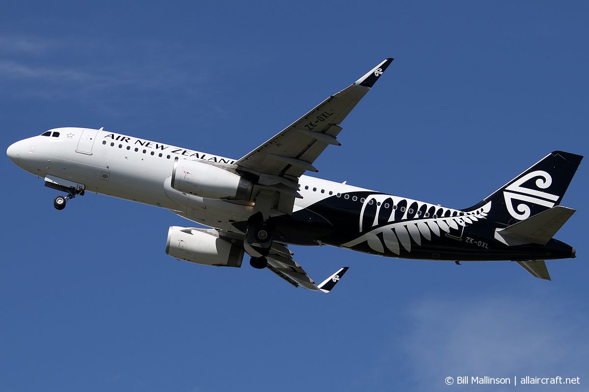 ZK-OXL · Airbus A320-232(WL) · (CHC / NZCH)