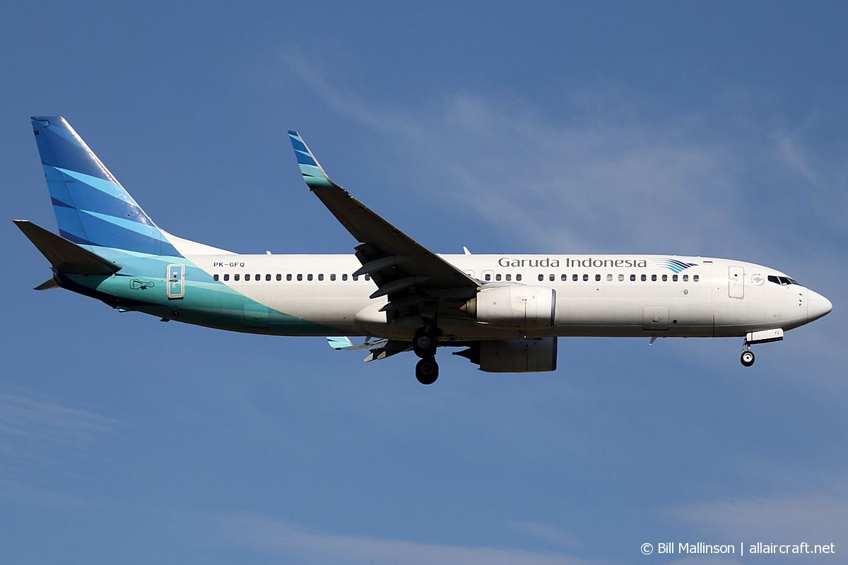 PK-GFQ · Boeing 737-81D(WL) · (PER / YPPH)