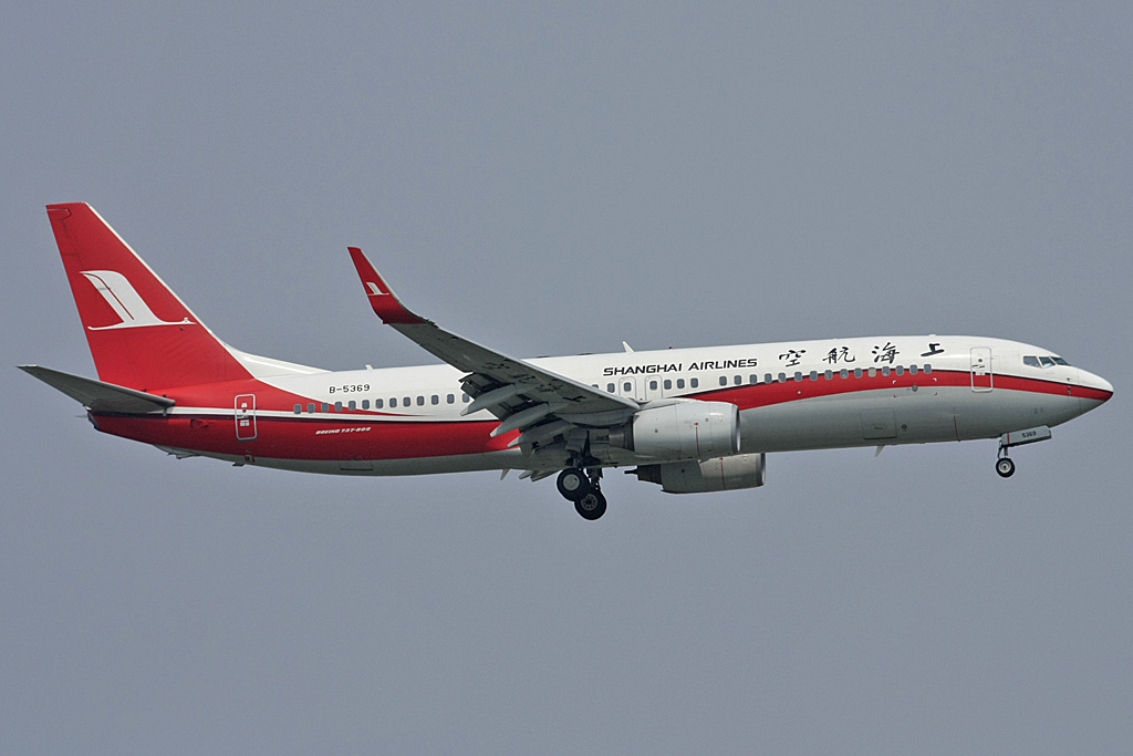 B-5369 · Boeing 737-8Q8 · (SHA / ZSSS)