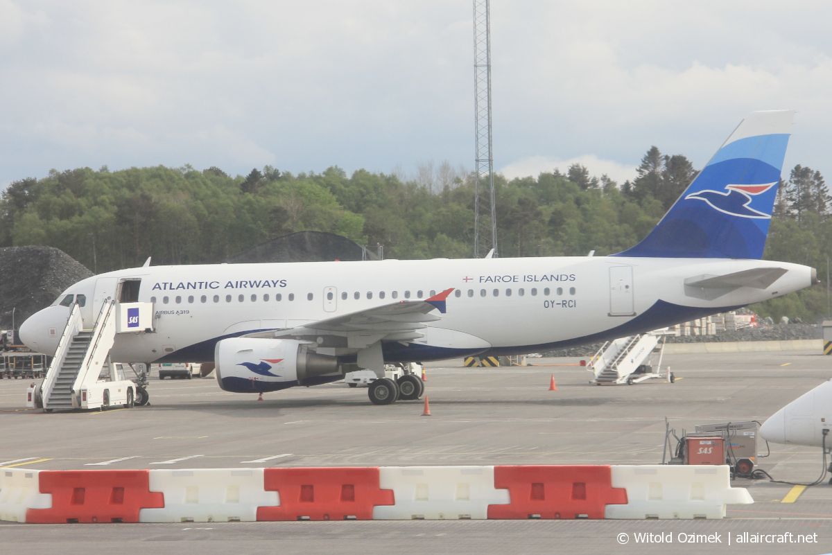 OY-RCI · Airbus A319-112 · (BGO / ENBR)