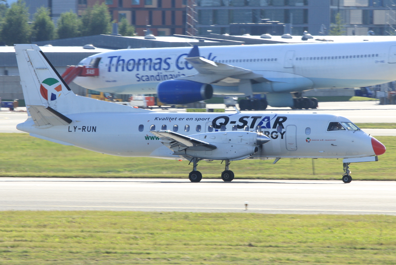 LY-RUN · Saab 340A · (OSL / ENGM)