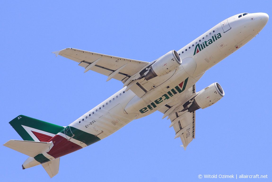 EI-DSL · Airbus A320-216 · (FCO / LIRF)
