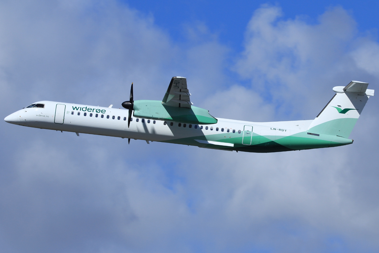 LN-RDY · Bombardier Dash 8-Q402 · (TRD / ENVA)