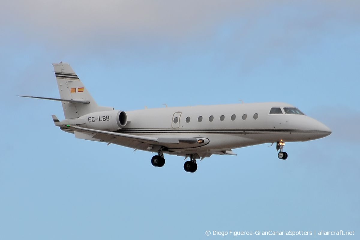 EC-LBB · Gulfstream G200 · (LPA / GCLP)