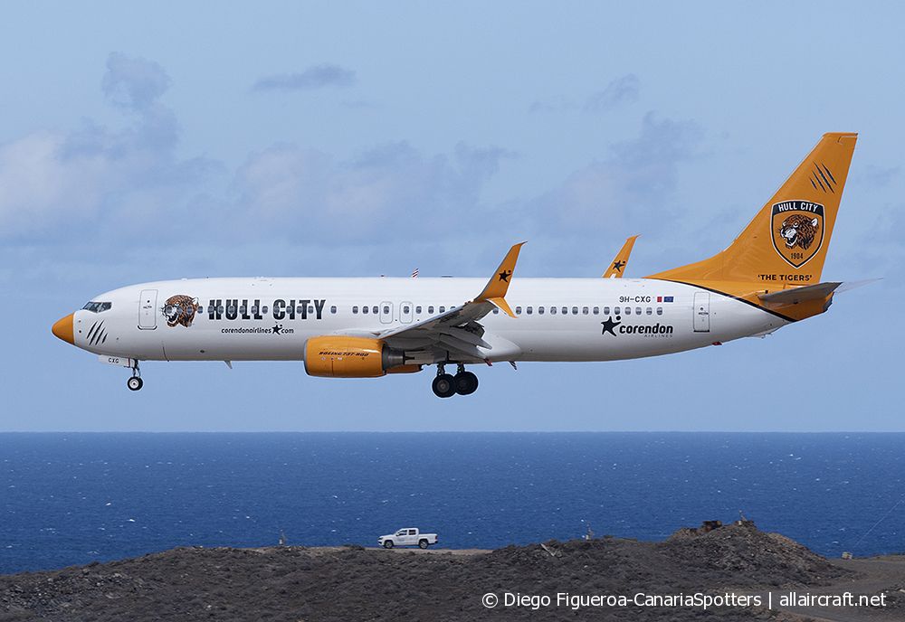 9H-CXG · Boeing 737-8K5(WL) · (LPA / GCLP)
