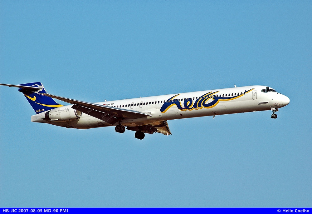 HB-JIC · McDonnell Douglas MD-90-30 · (PMI / LEPA / LESJ)