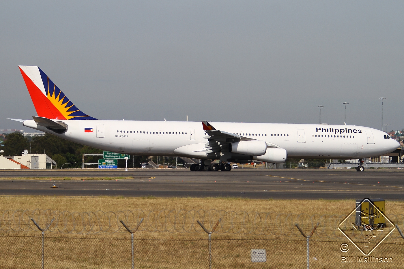 RP-C3435 · Airbus A340-313 · (SYD / YSSY)