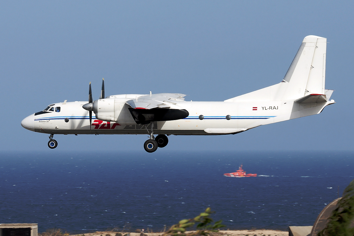 YL-RAJ · Antonov An-26B · (LPA / GCLP)