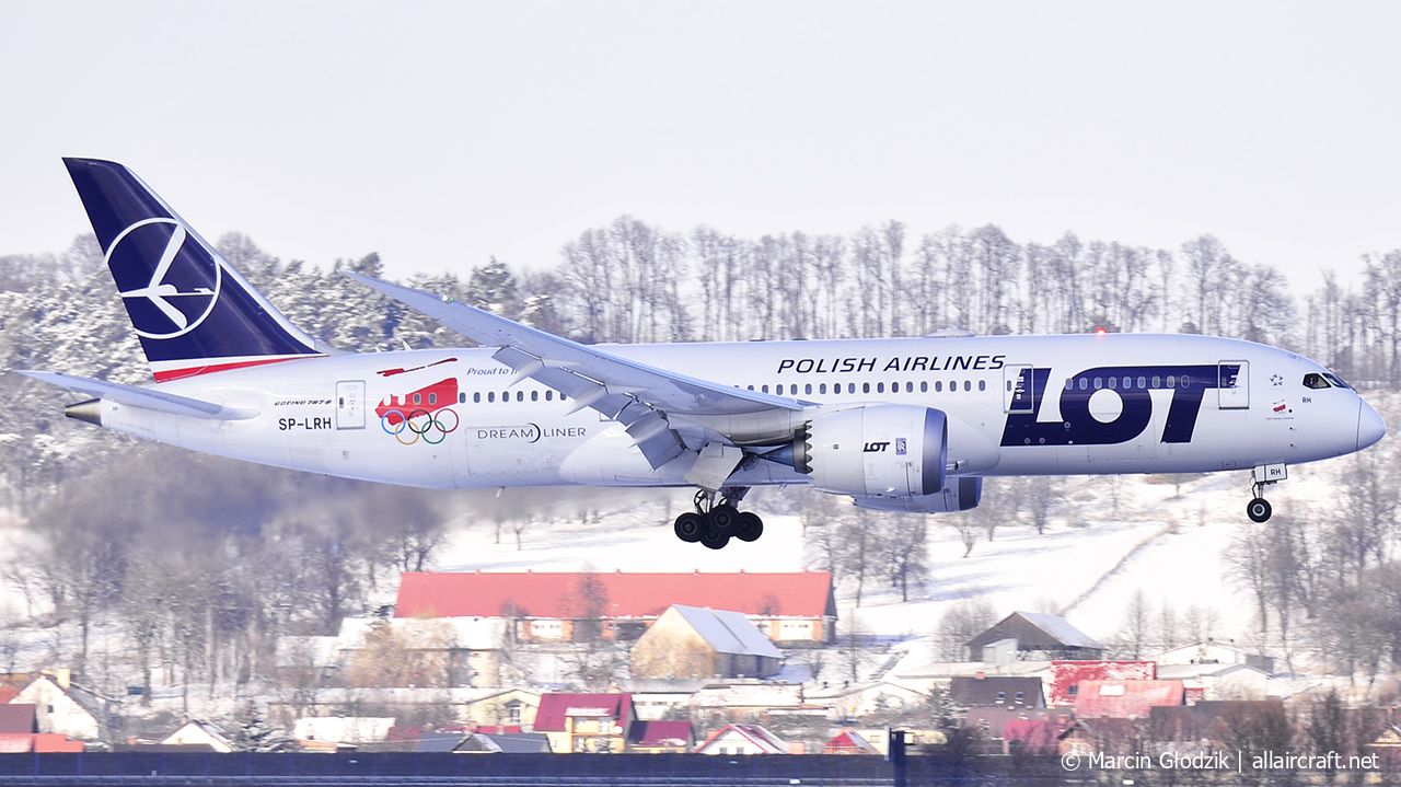 SP-LRH · Boeing 787-8 Dreamliner · (KRK / EPKK)