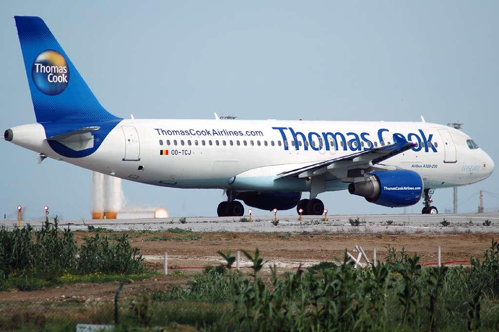 OO-TCJ · Airbus A320-214 · (AGP / LEMG)