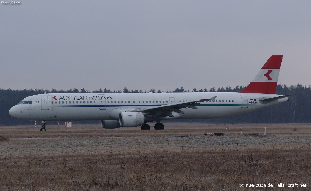 OE-LBA · Airbus A321-111 · (NUE / EDDN)