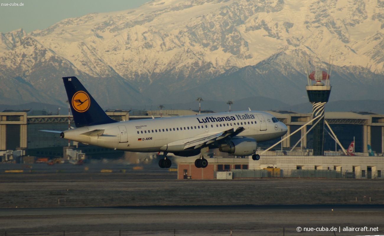 D-AKNI · Airbus A319-112 · (MXP / LIMC)