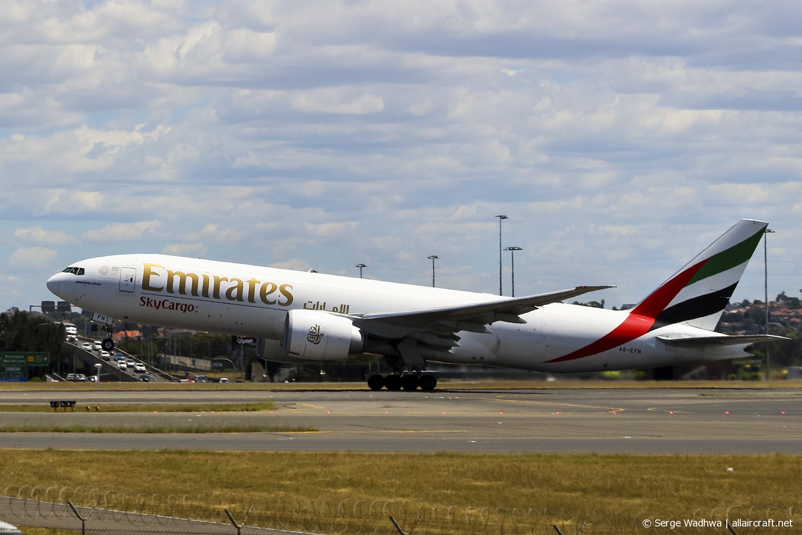 A6-EFN · Boeing 777-F1H · (SYD / YSSY)