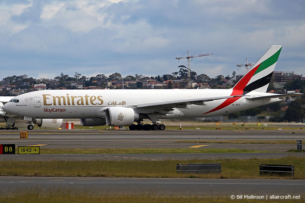 A6-EFS · Boeing 777-F1H · (SYD / YSSY)