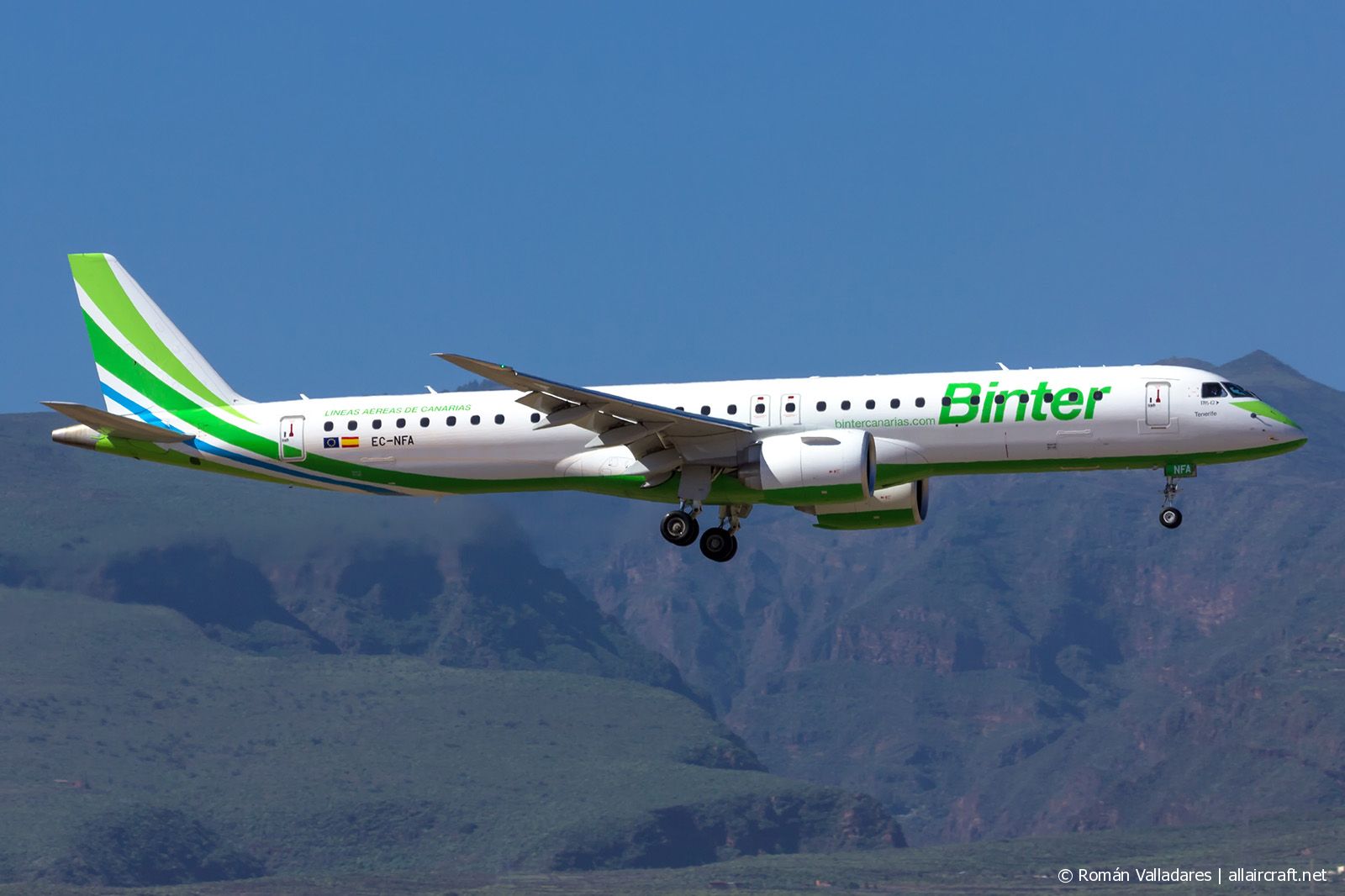 EC-NFA · Embraer 190-400STD · (LPA / GCLP)