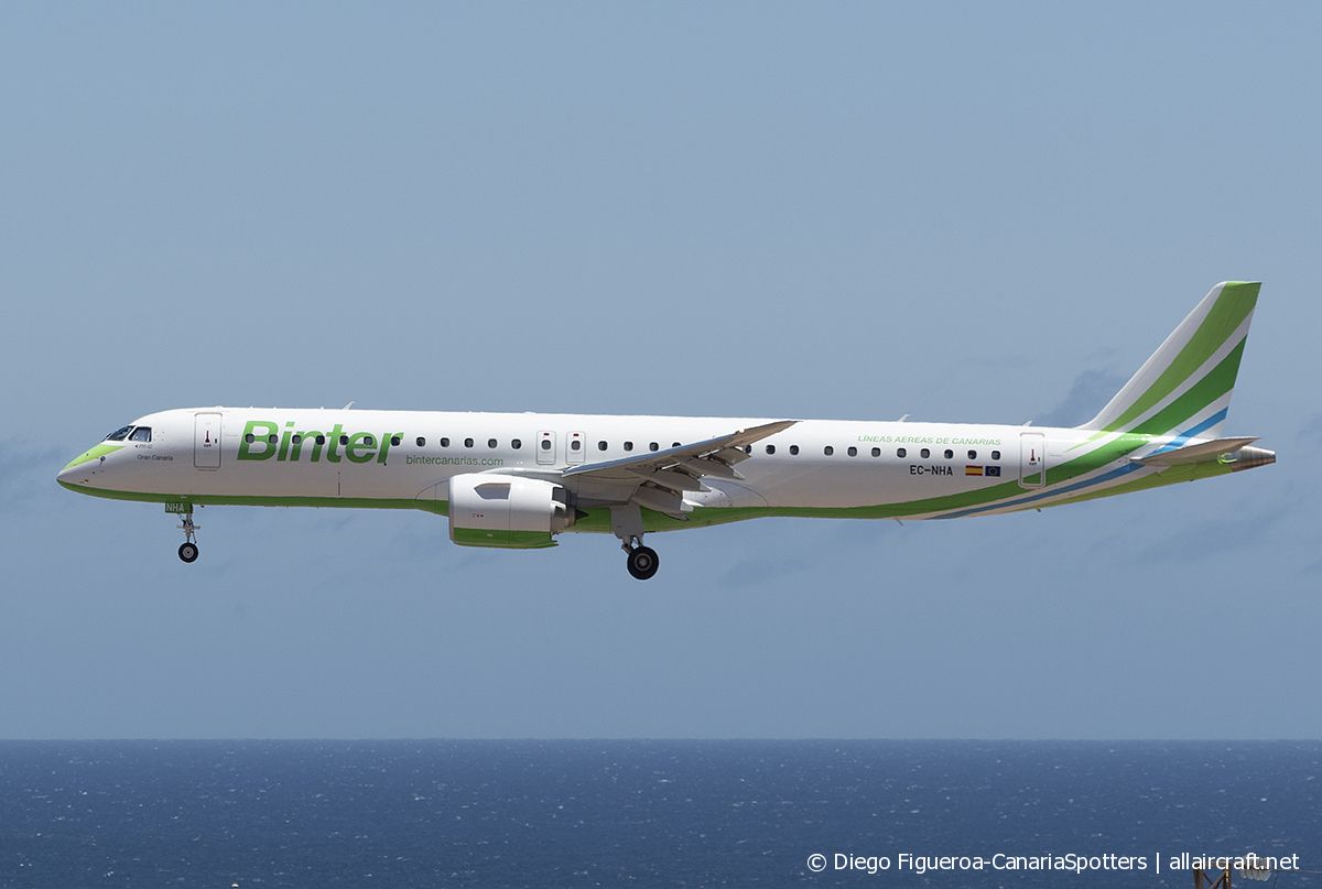 EC-NHA · Embraer 190-400STD · (LPA / GCLP)