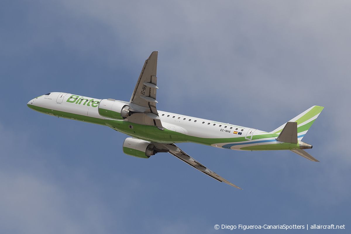 EC-NHA · Embraer 190-400STD · (LPA / GCLP)