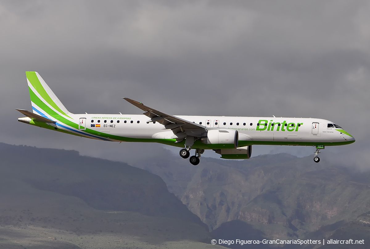EC-NEZ · Embraer 190-400STD · (LPA / GCLP)
