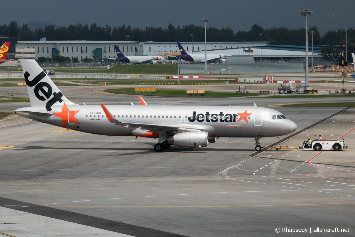 9V-JSQ · Airbus A320-232(WL) · (SIN / WSSS)